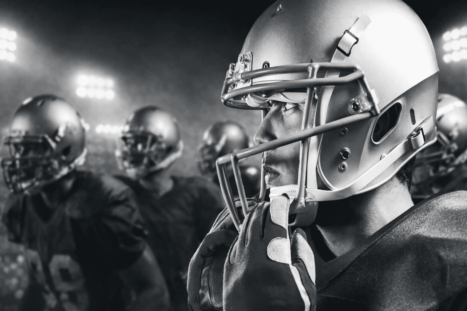 Dynamic picture of a cyclist riding downhill