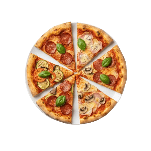 Zjecie przycisku pizza