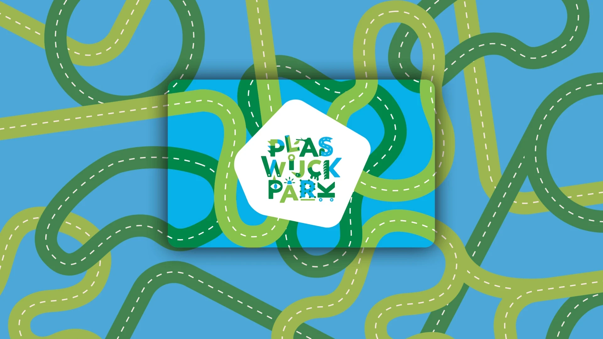 Grafisch ontwerp Plaswijckpark logo en patroon