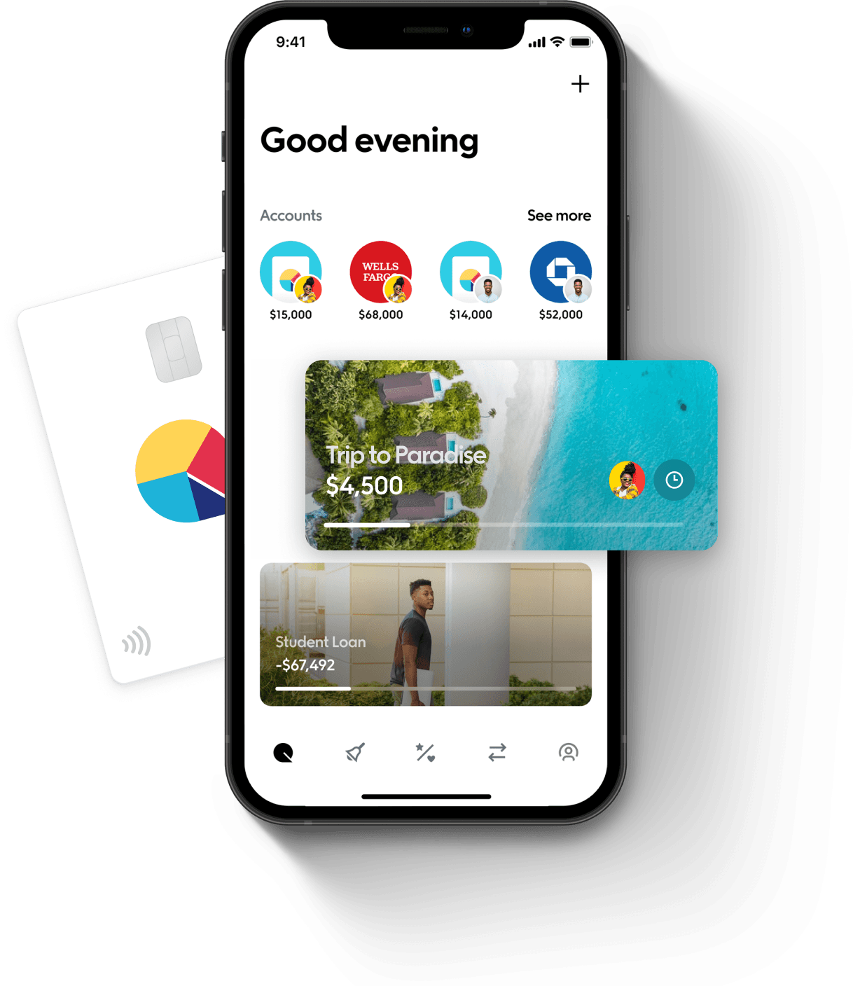 Screenshot of Qapital App