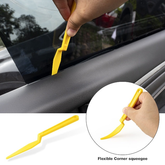 yellow vinyl wrap shank gasket squeegee