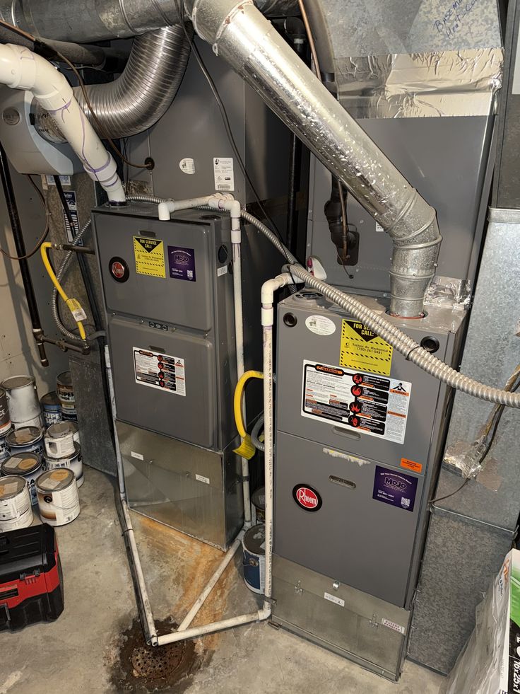 The image displays a service vehicle for MoJo Home Services, an HVAC company operating in the Denver Metro area