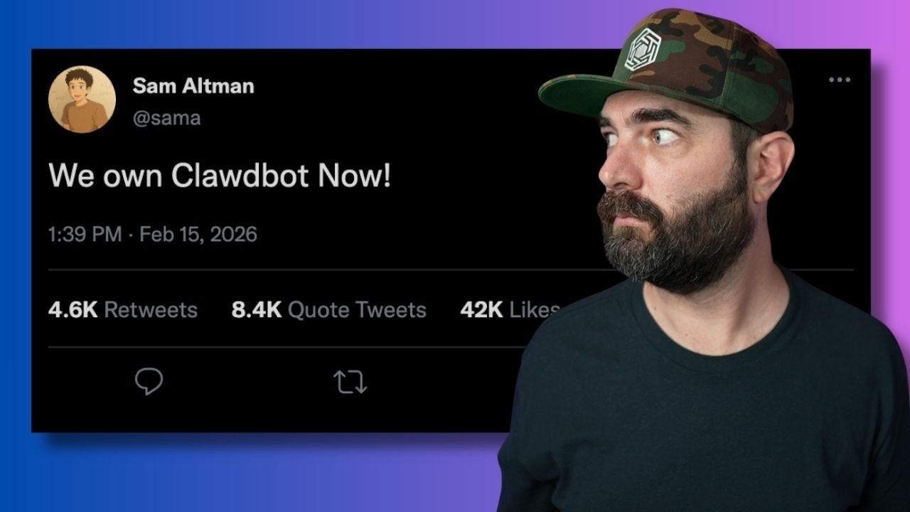 mreflow-style story update thumbnail with viral post screenshot and skeptical host