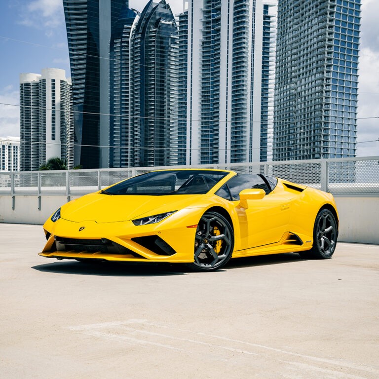 Lamborghini Huracan available for rent in Miami