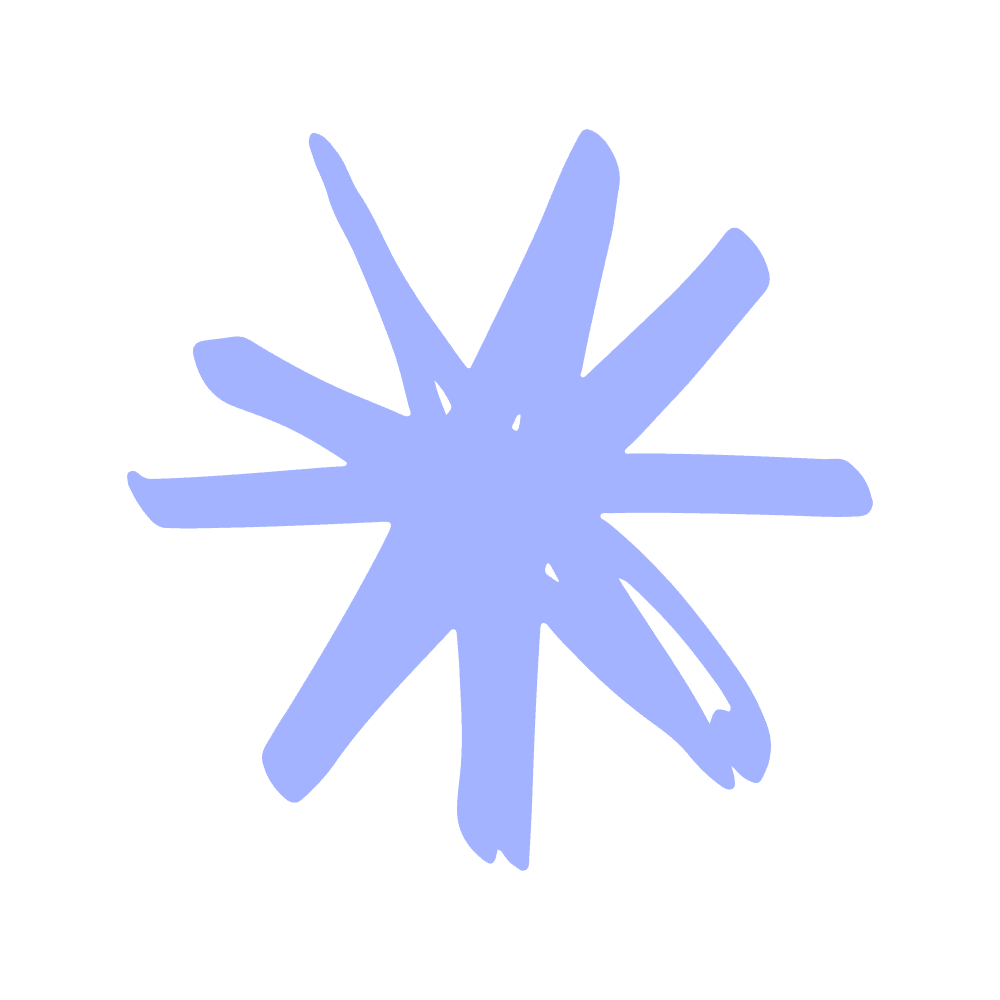 Star scribble graphic