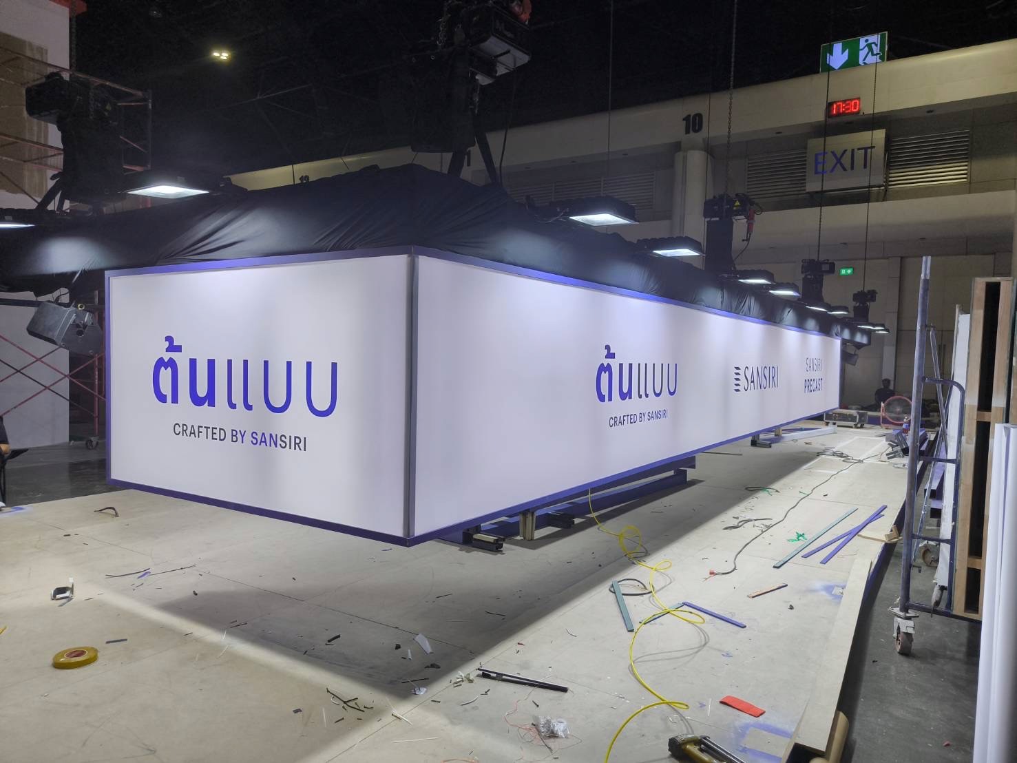 งานพิมพ์ Lightbox แขวน เพดาน sansiri