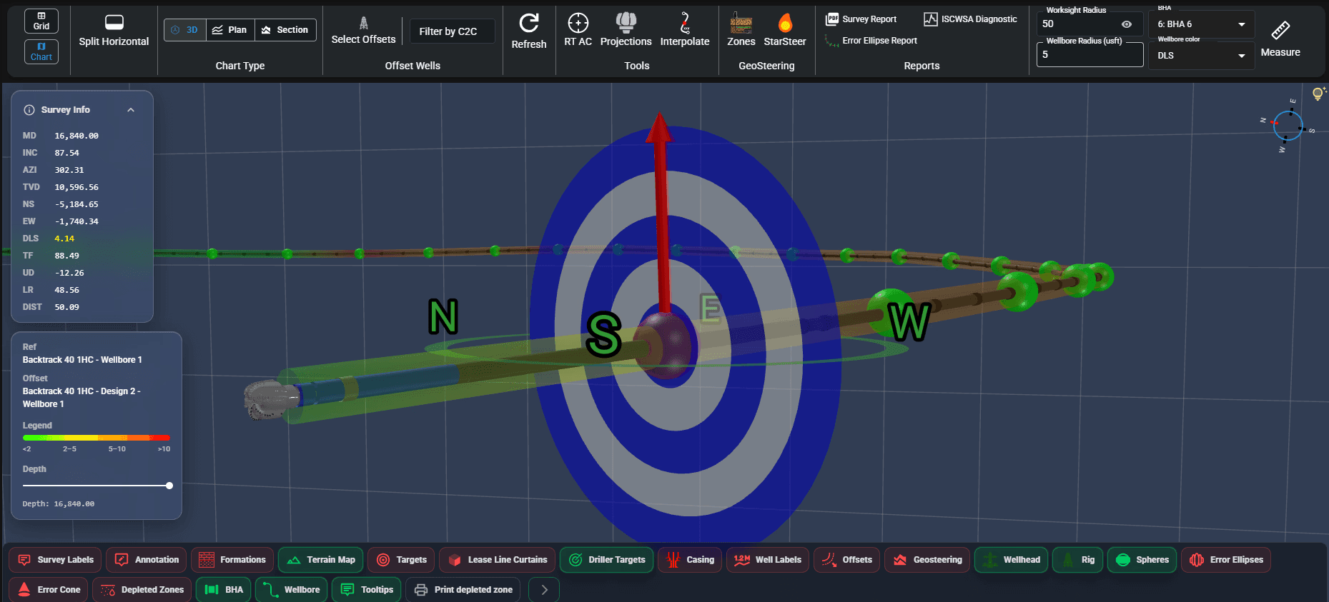 Innova Survey 3D visualization