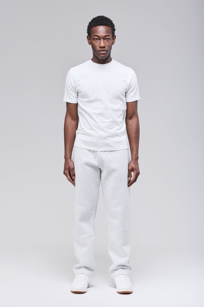 Sunday Superior Langley Sweatpants in heather grey, male model front view