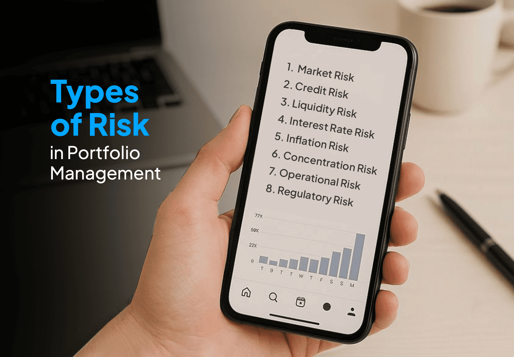 Different types of risk in portfolio management such as market, credit, liquidity and inflation risk explained