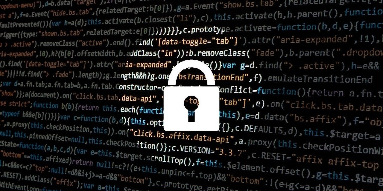 Code mit einem Schloss