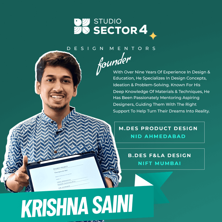 Krishna Saini, NID Alumnus