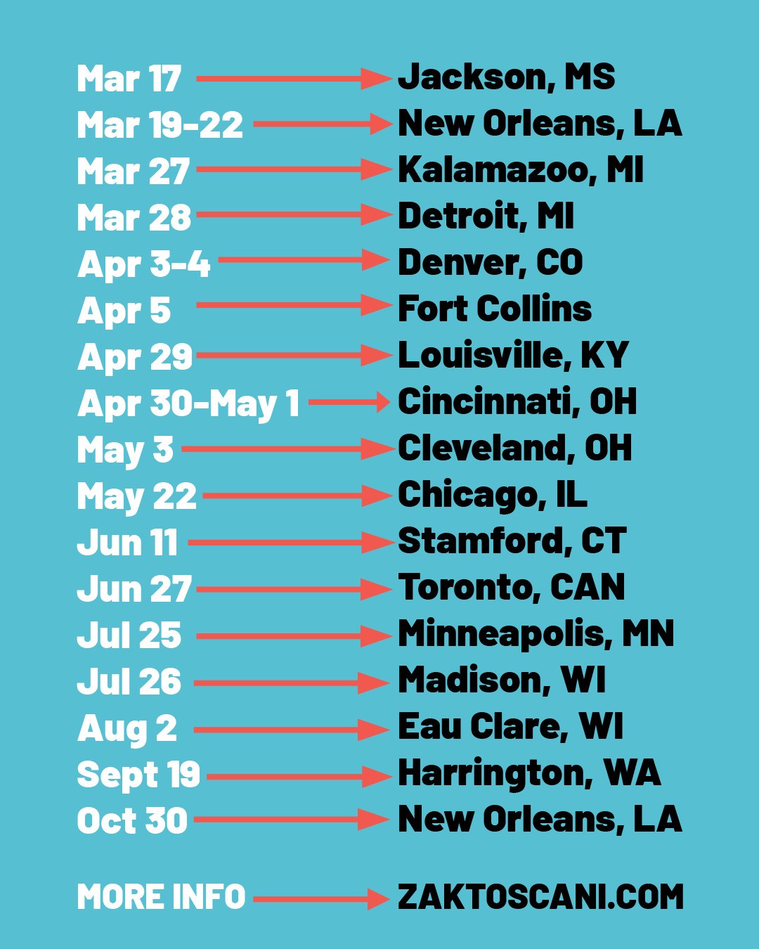 Zak Toscani House Tour Shows