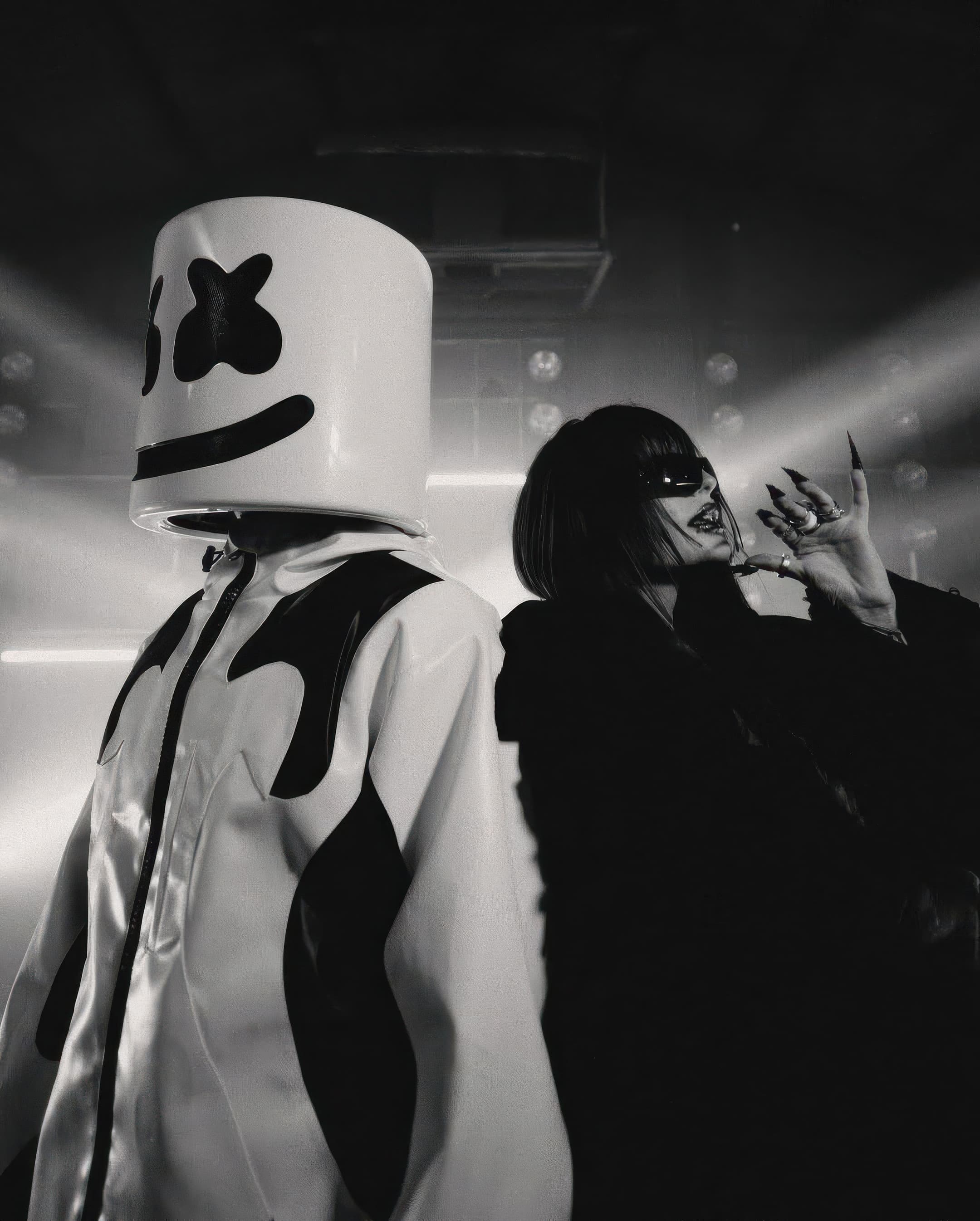 Marshmello and Faangs Lights Out music video still, directed by Brandon Densley of A World Away for Joytime Collective