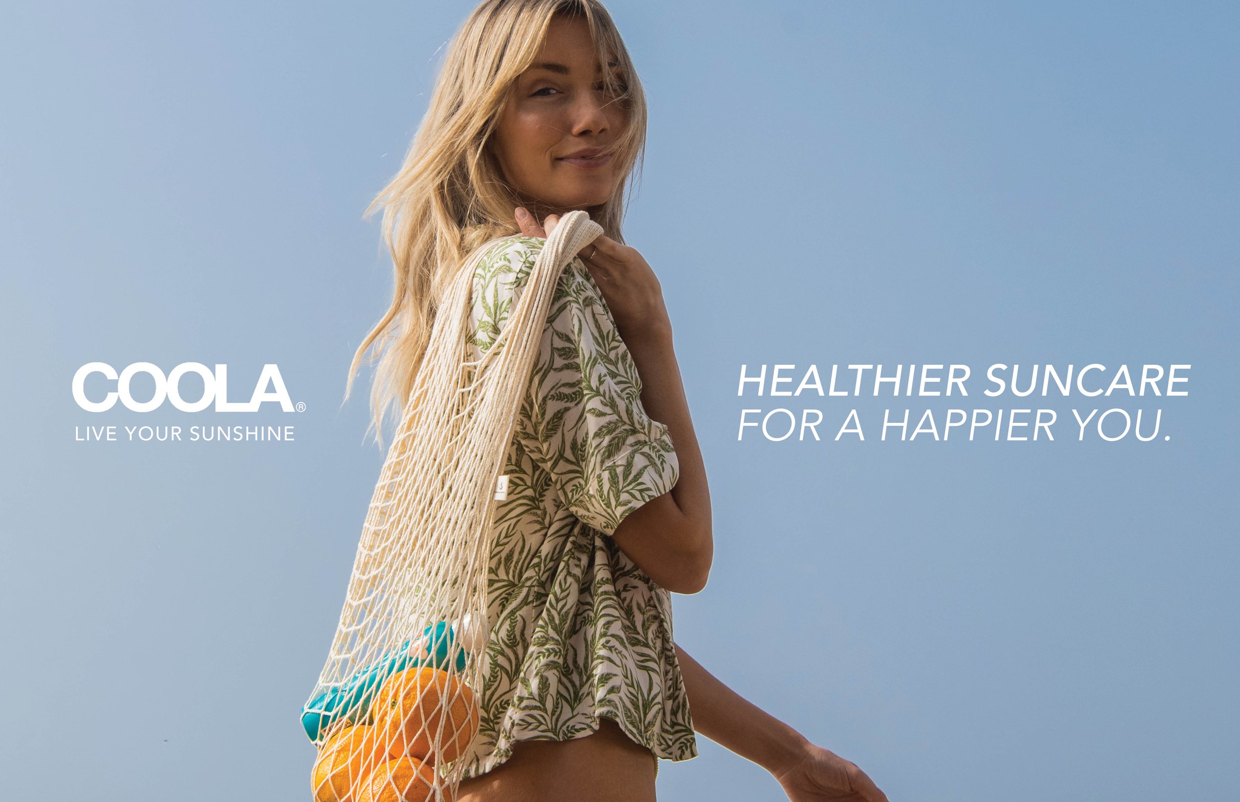 Colour grading and retouching for Coola, suncare brand campaign