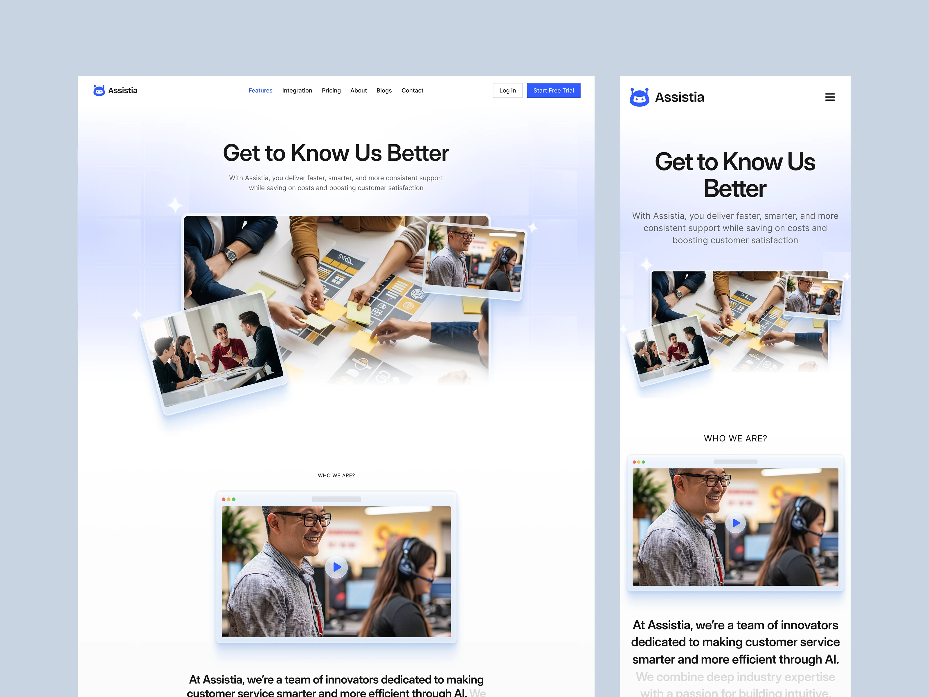 AI Customer Service SaaS Template