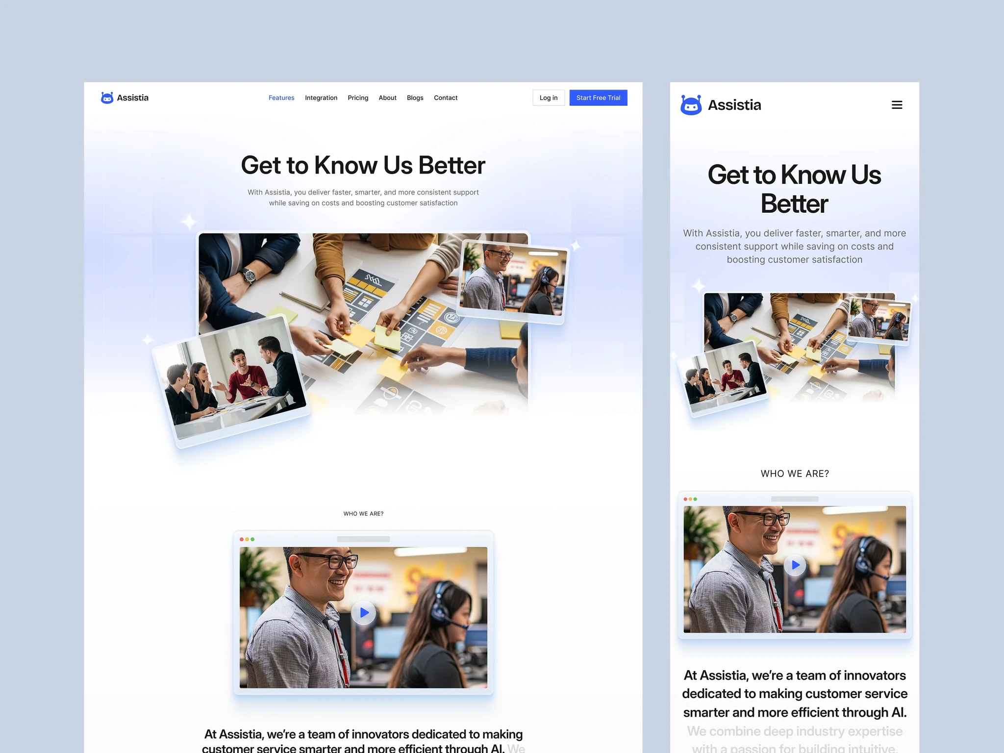 AI Customer Service SaaS Template