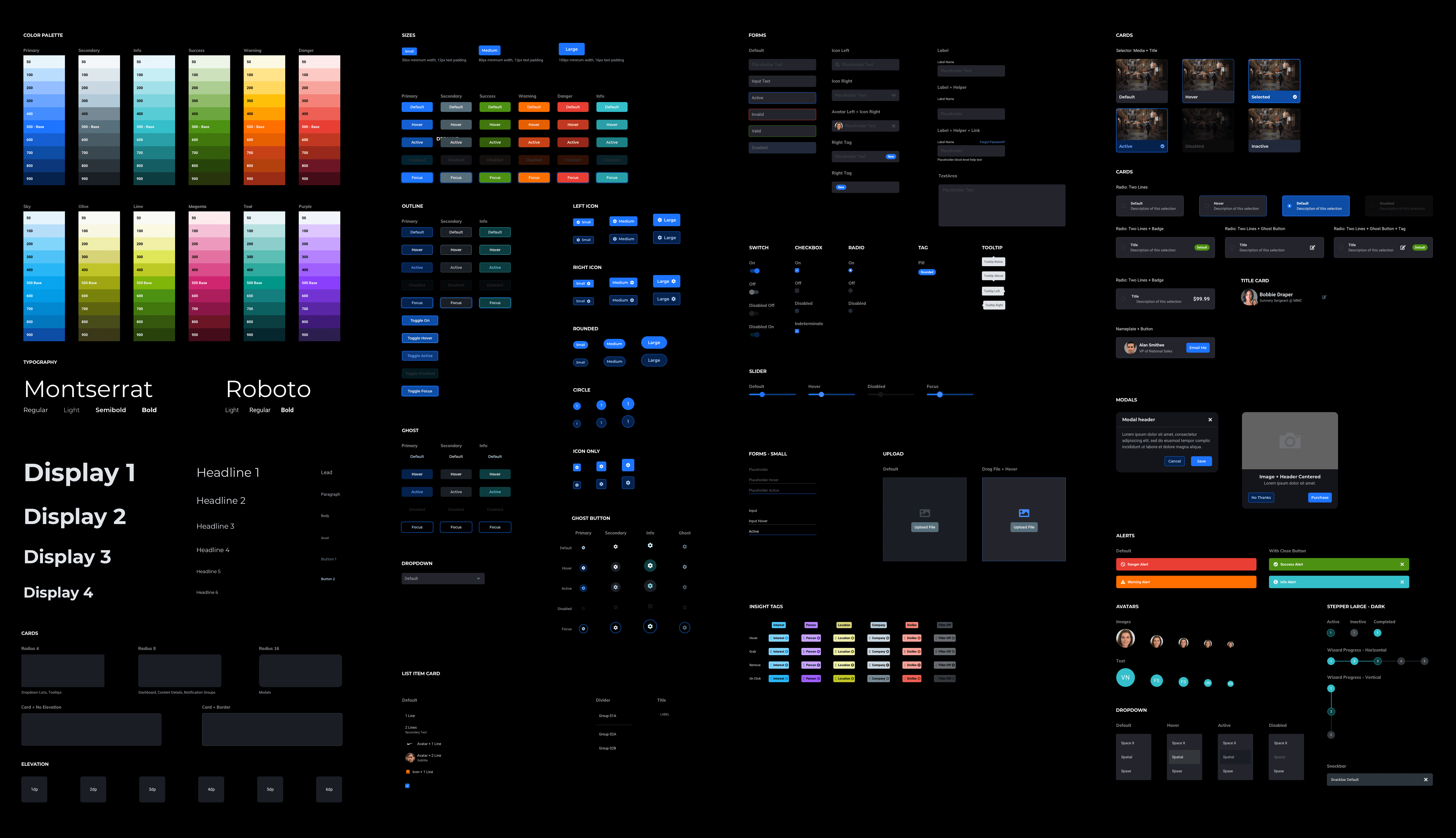 design system components for Ravyn