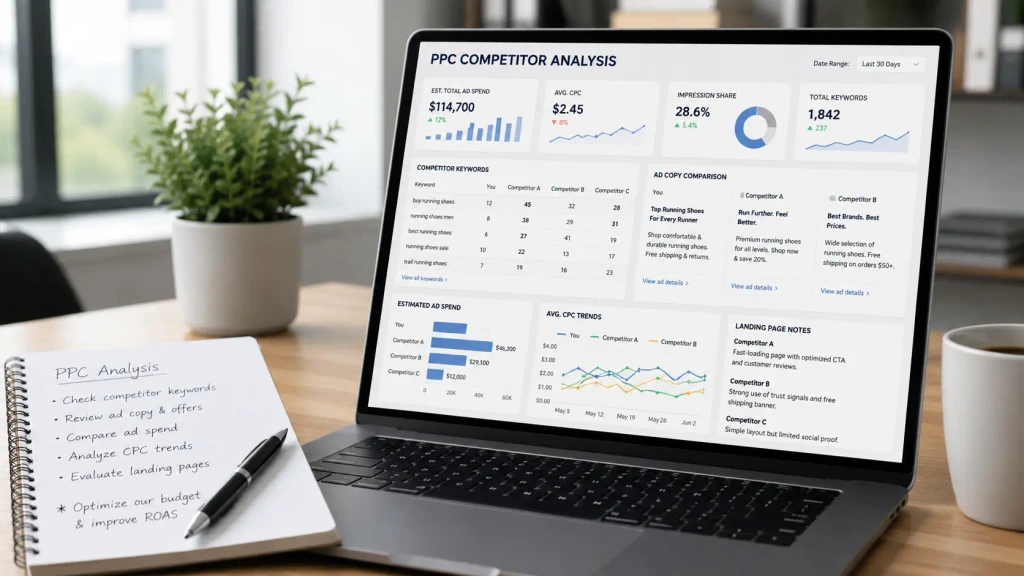 how to analyze ppc competitor