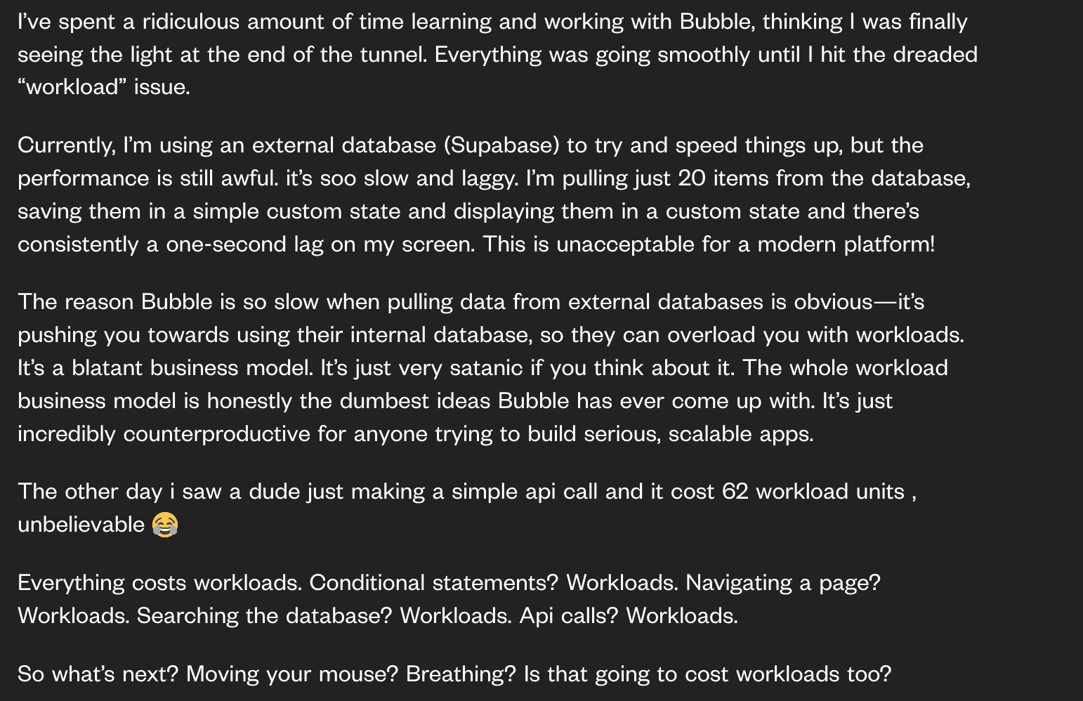 challenges-with-bubble-performance-and-scalability-problems