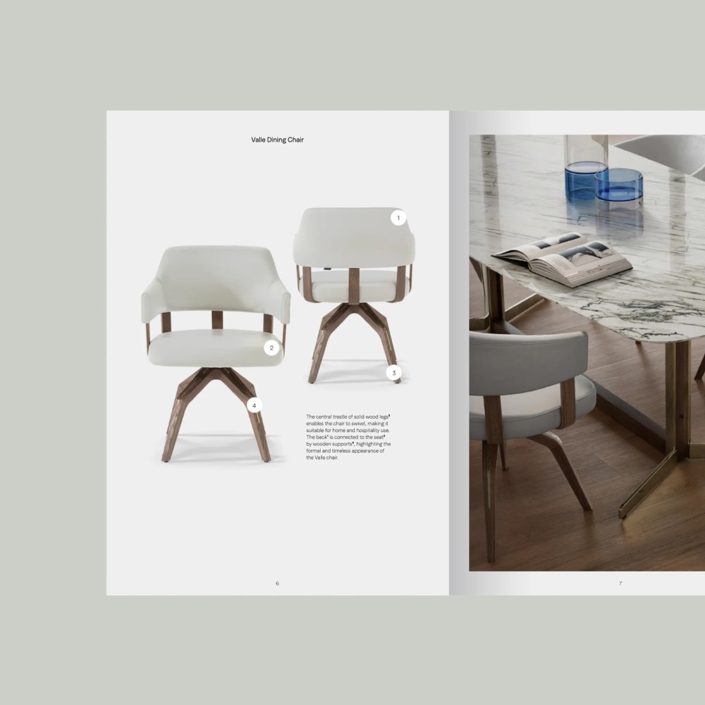 Print design brochure sample