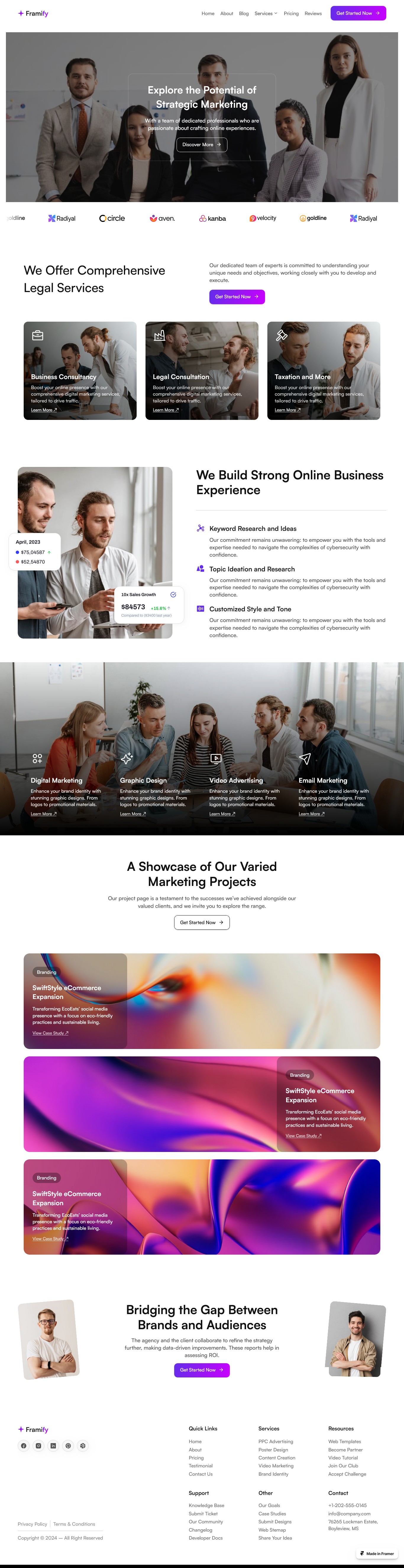 Framer Home Page v5