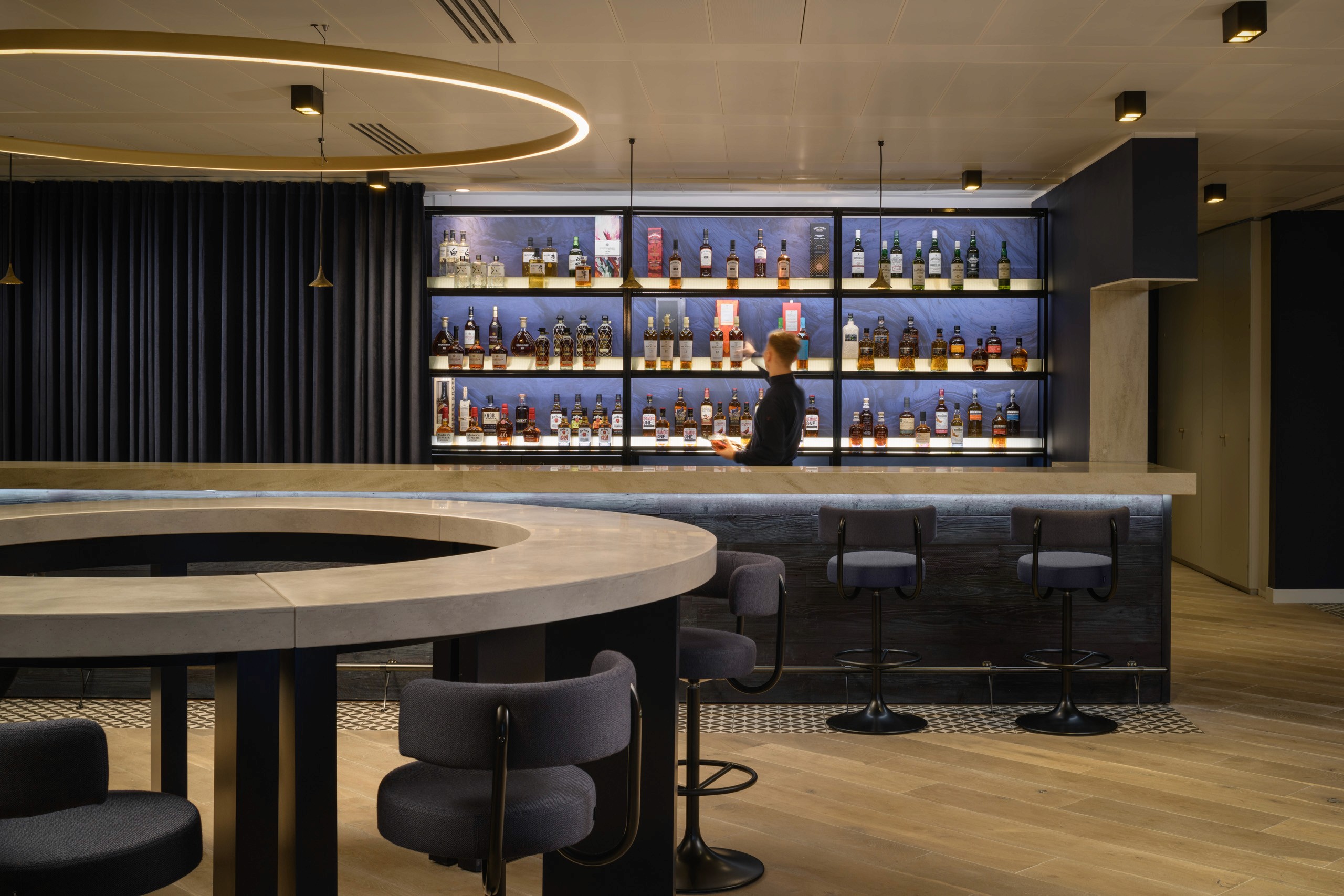 Edrington brand home interior design by S+Co, photography by Zac & Zac