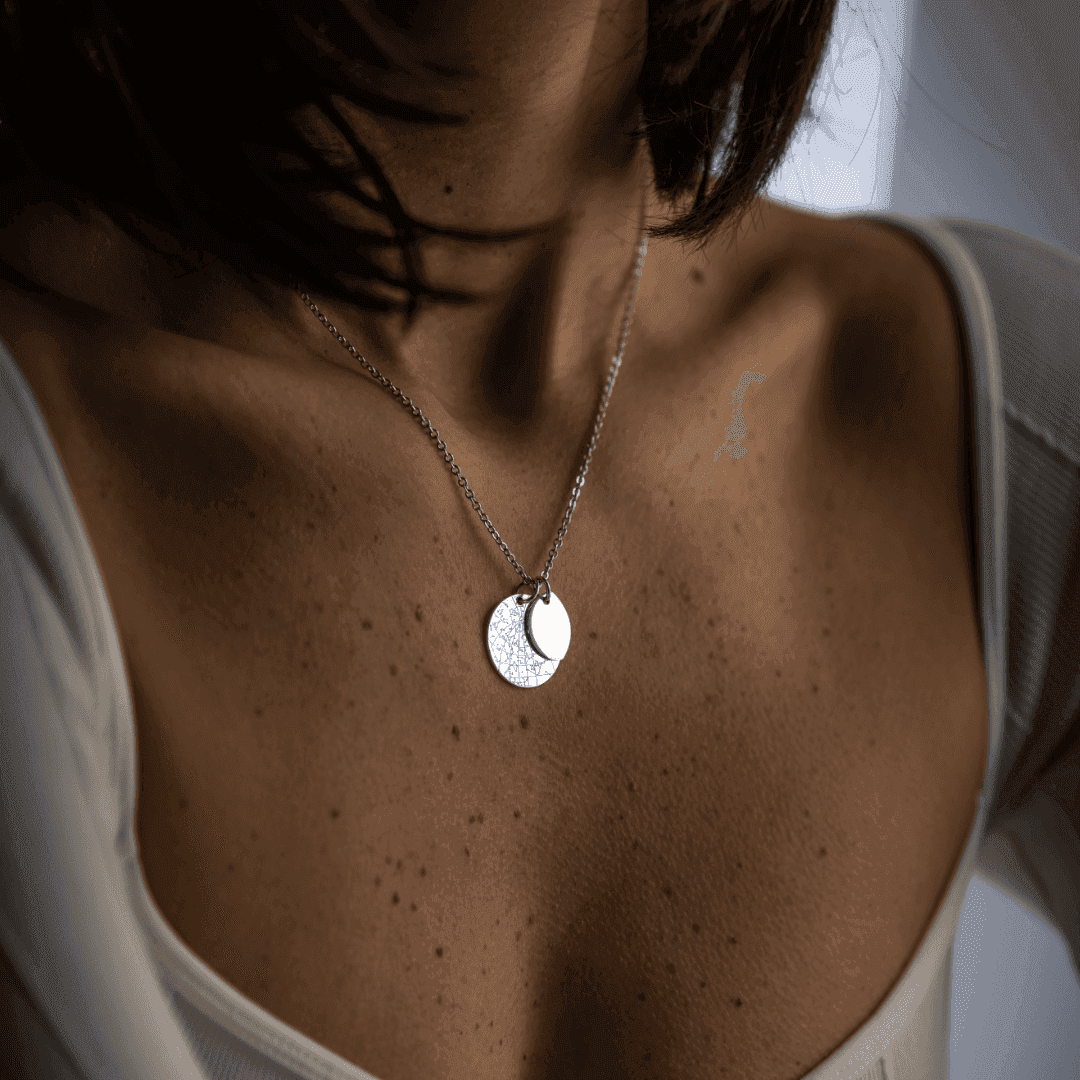 moon phase necklace