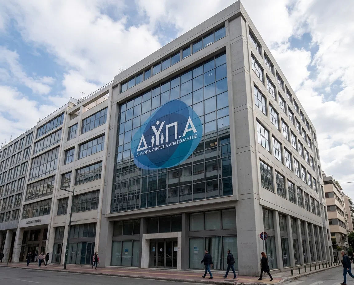 DYPA headquarters building with visible DYPA logo.