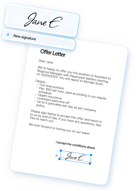 Sign PDF Documents