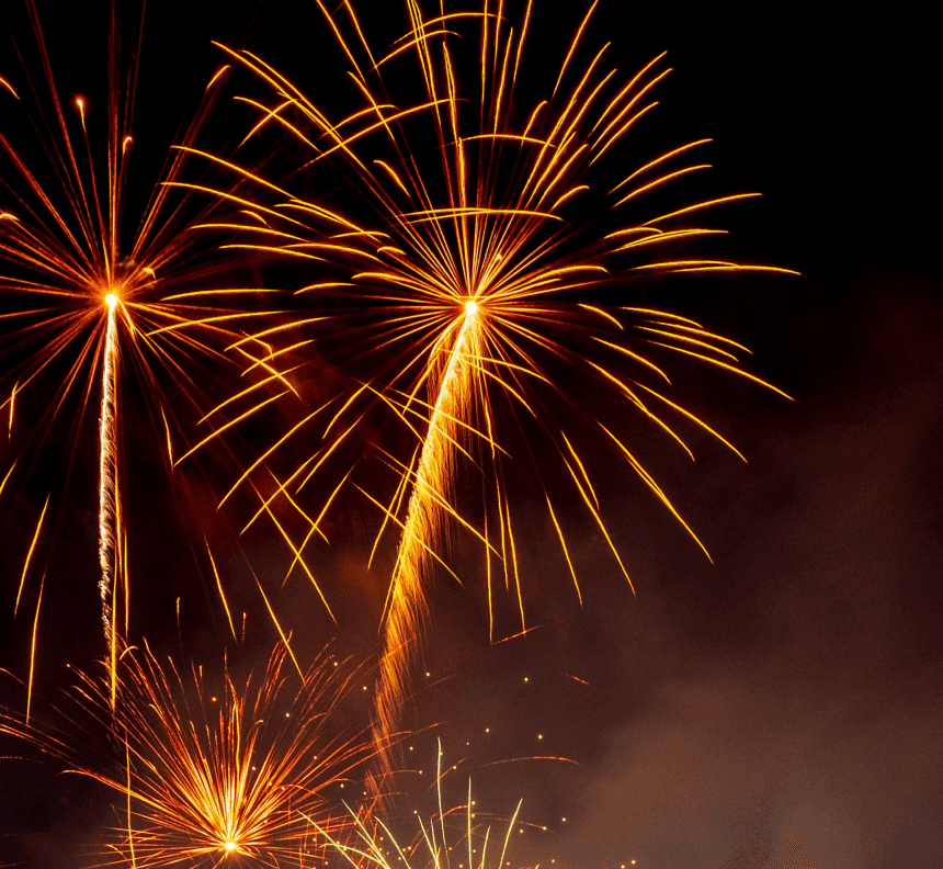 Fireworks for New Year