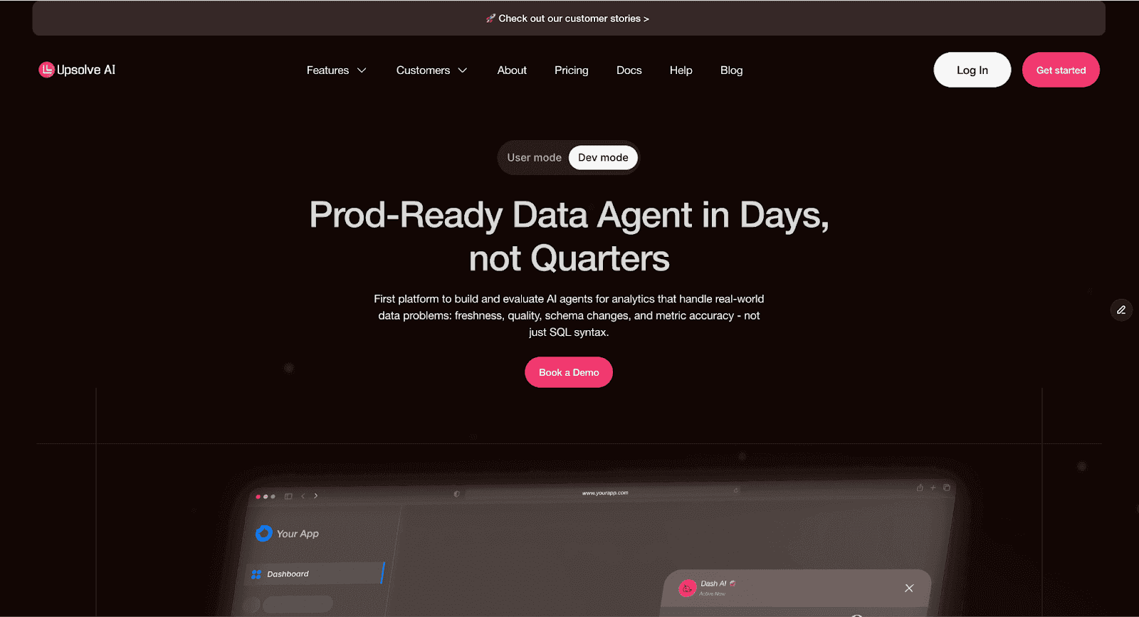 Upsolve’s Agentic AI Developer Platform