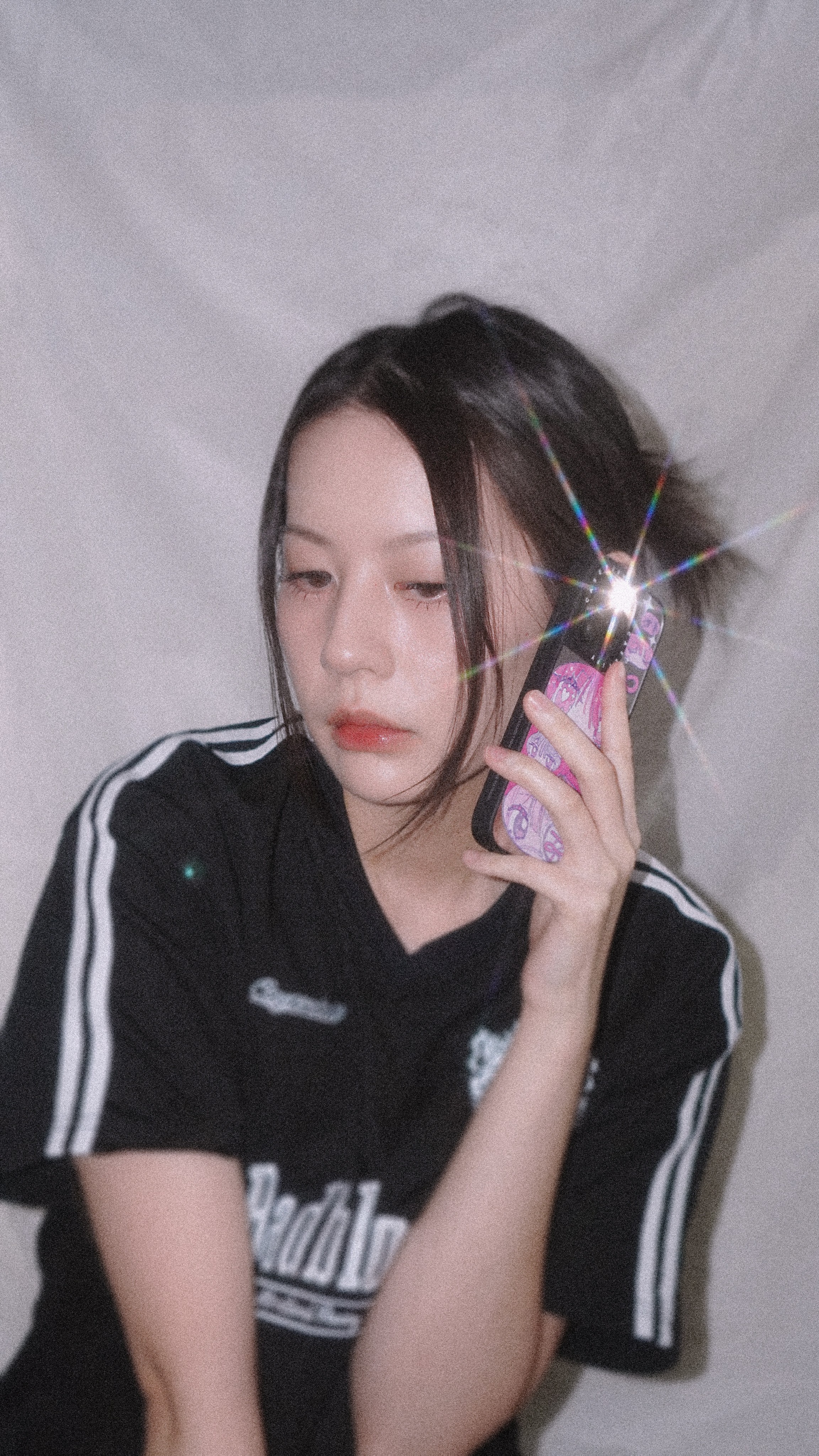 Woman with color palette