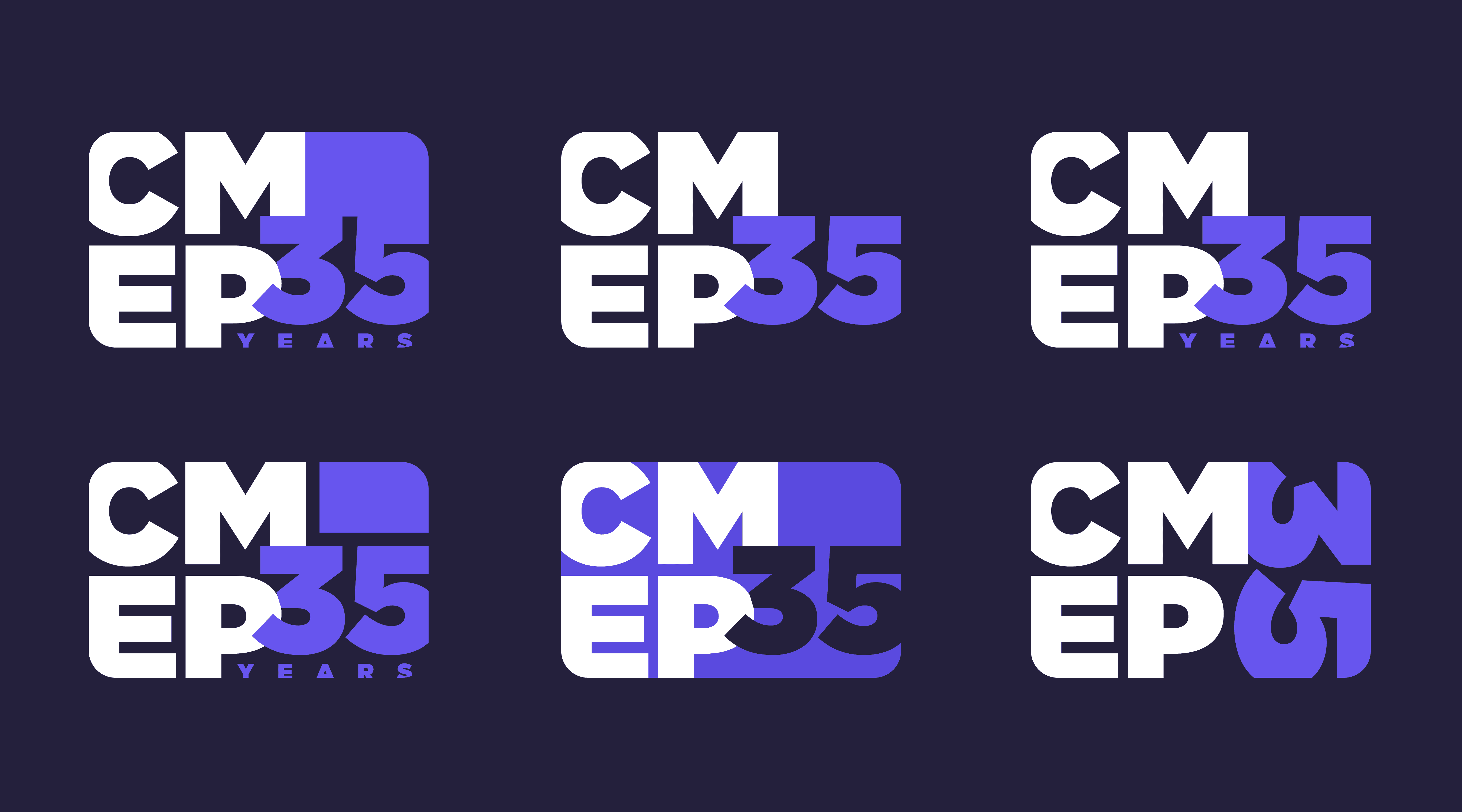 CMEP 35th Concept Logo Options