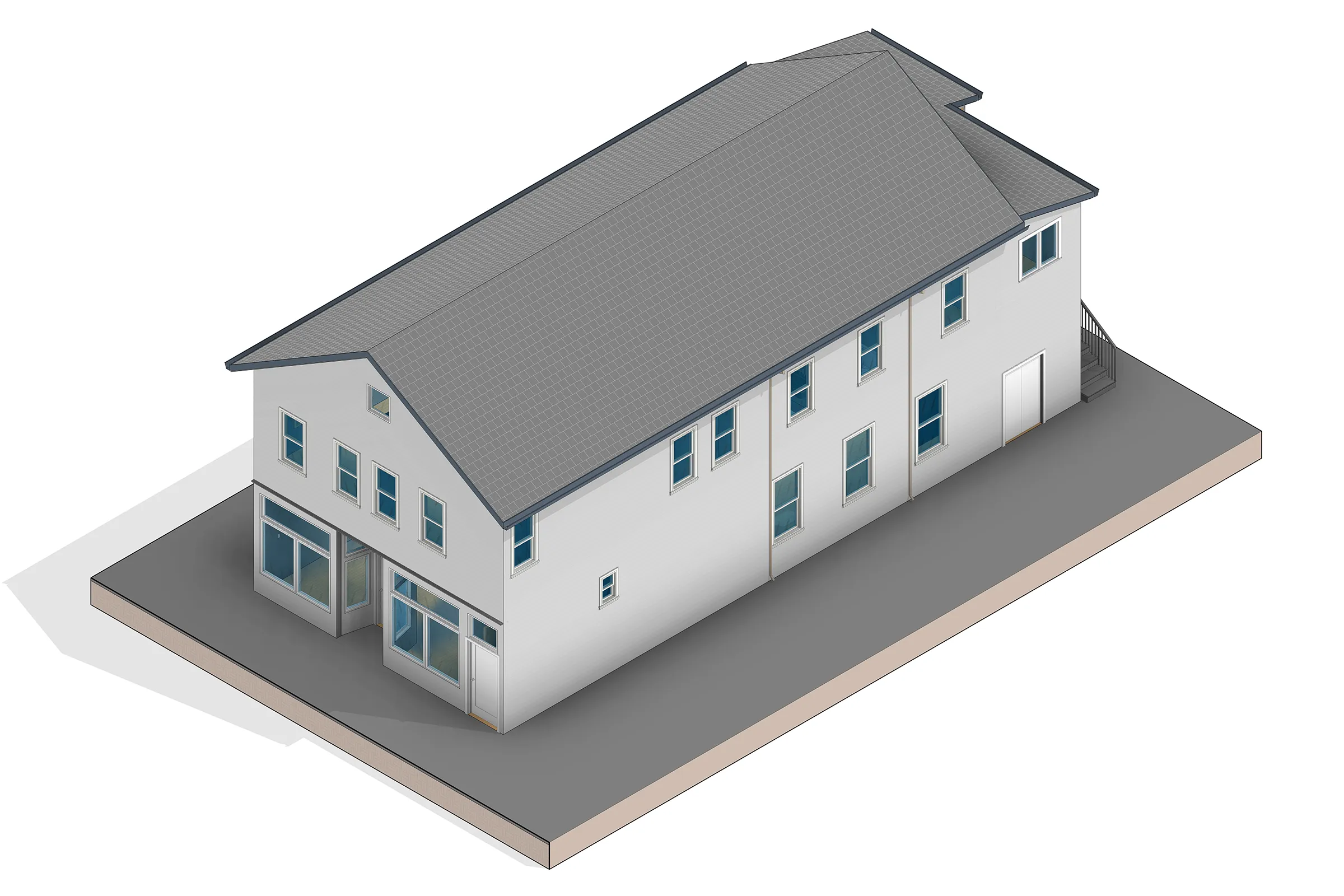 Soquel Avenue House Axon