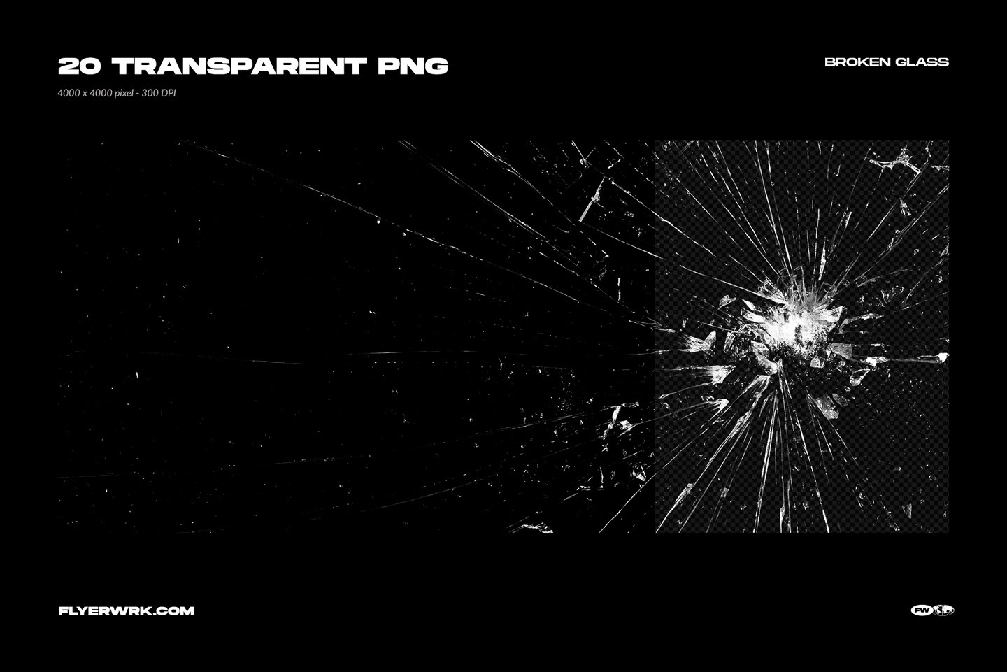 Broken glass textures high resolution shatter effect with sharp transparent glass fragments and realistic cracks