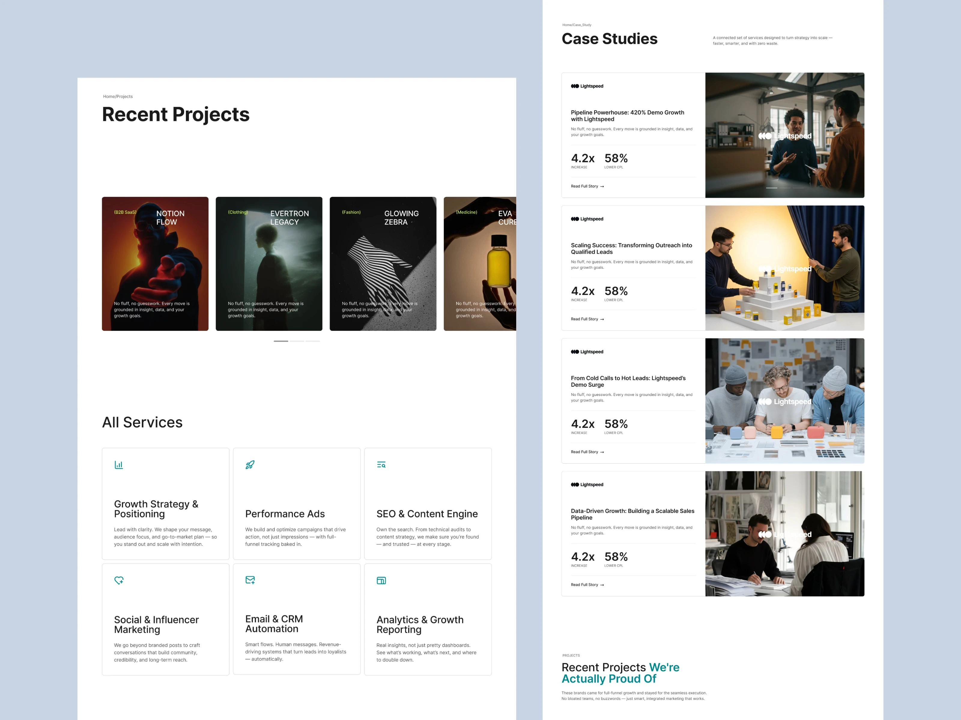 Marketing Agency Website