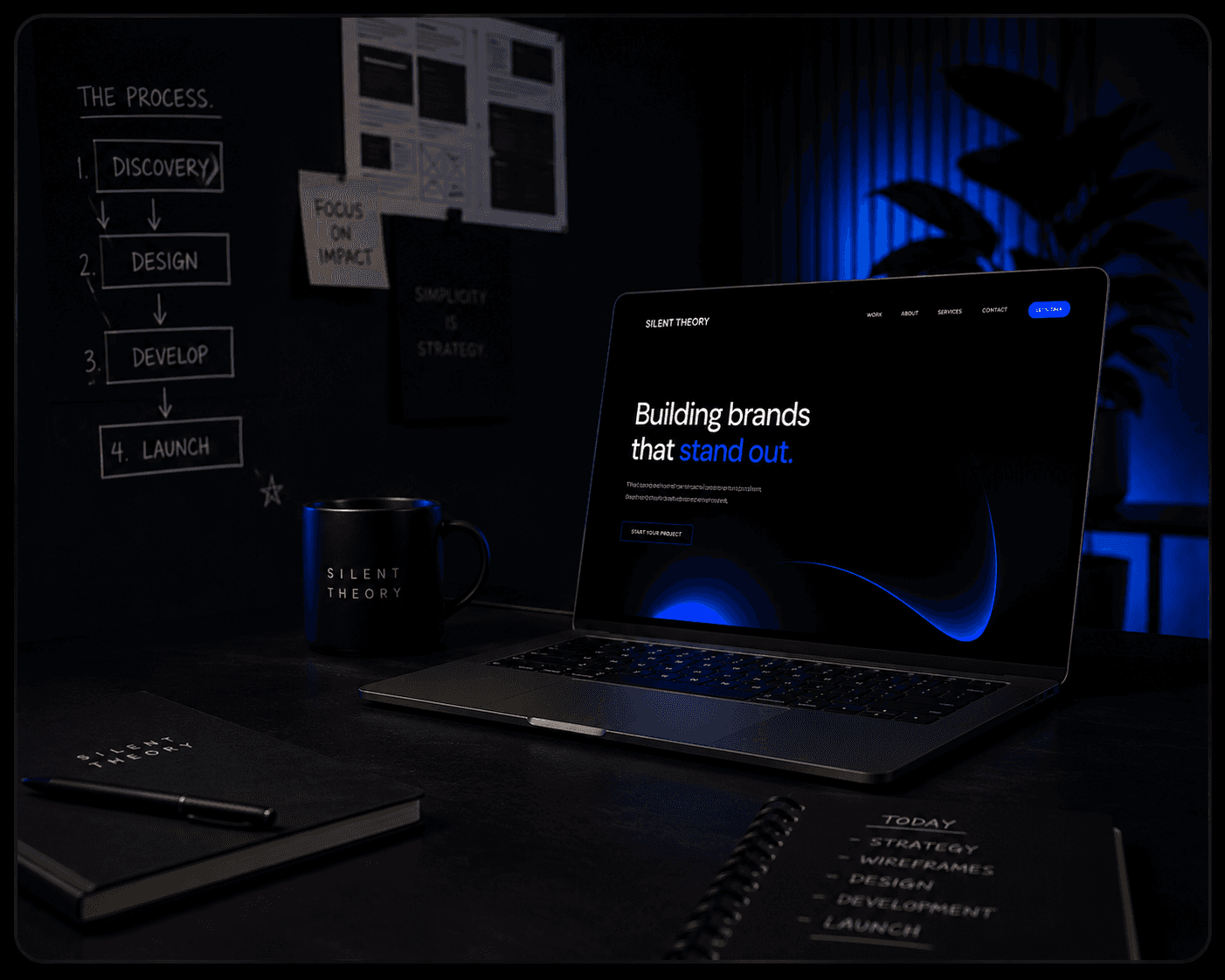 Man Using Laptop