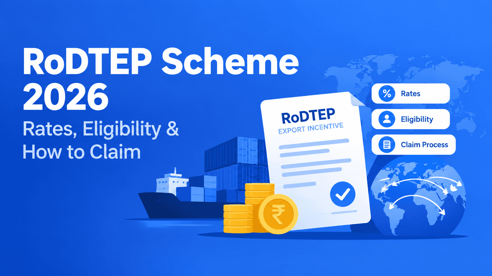 RoDTEP Scheme 2026: Rates, Eligibility & How to Claim