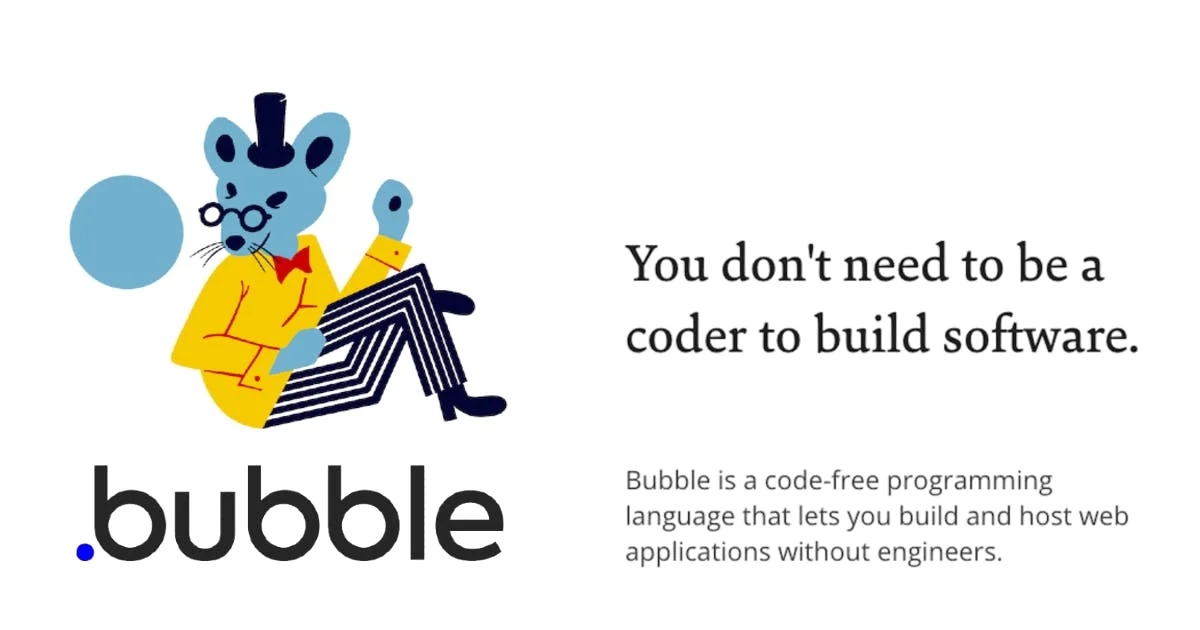 Bubble - The democratisation of technology with no-code Milion Labs