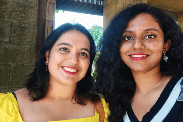 Riding a bicycle with V sign