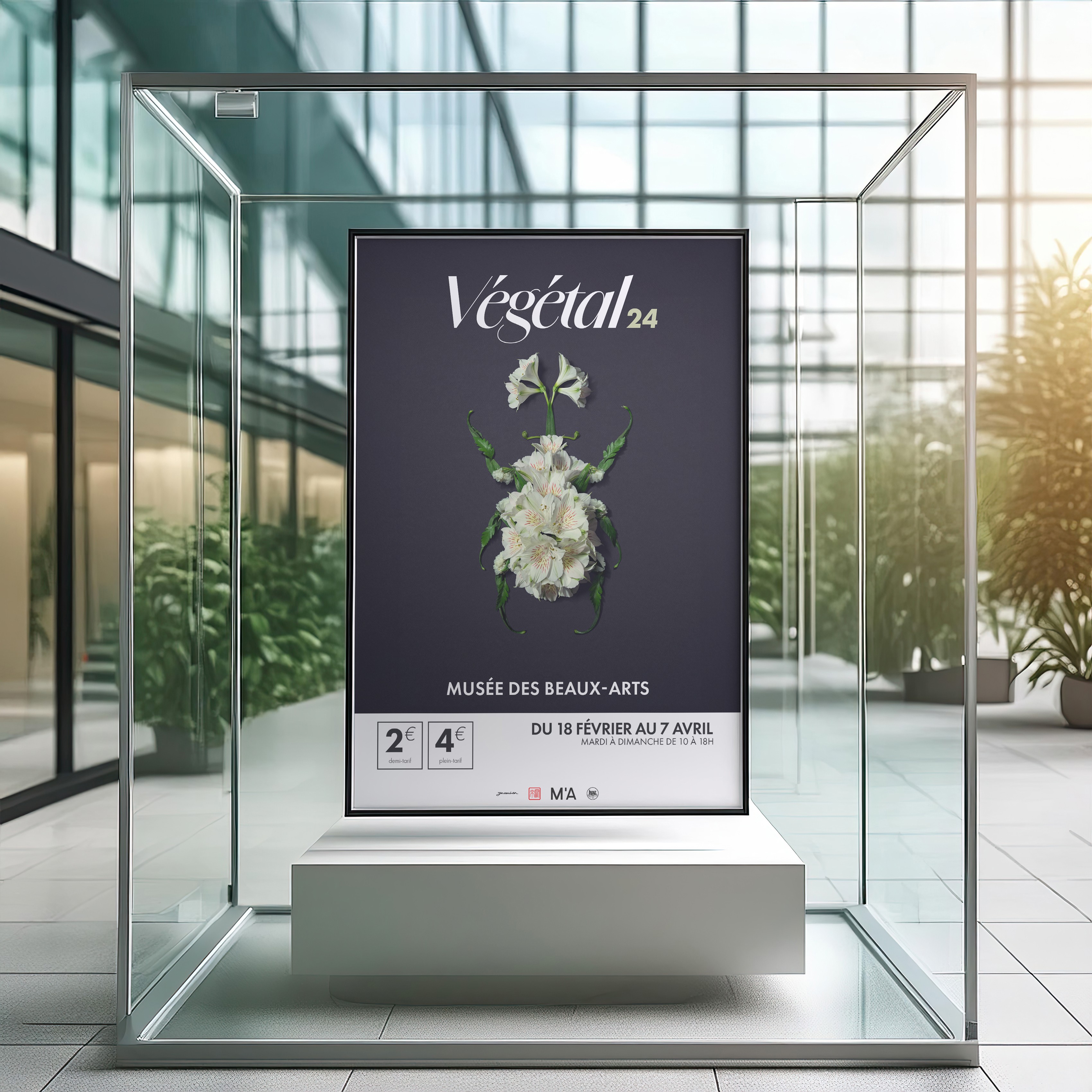 Affiche de l'exposition Végétal 24