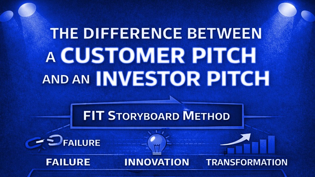 The Difference Between a Customer Pitch and an Investor Pitch