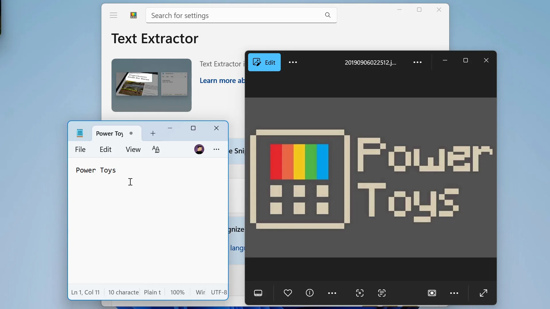 Text Extractor copying text from any area of the screen via OCR