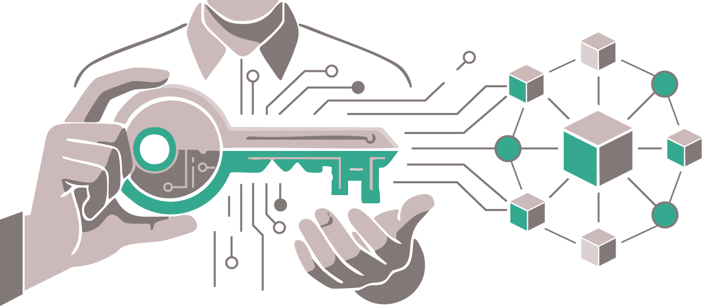 Iconographics about non-custodial wallet