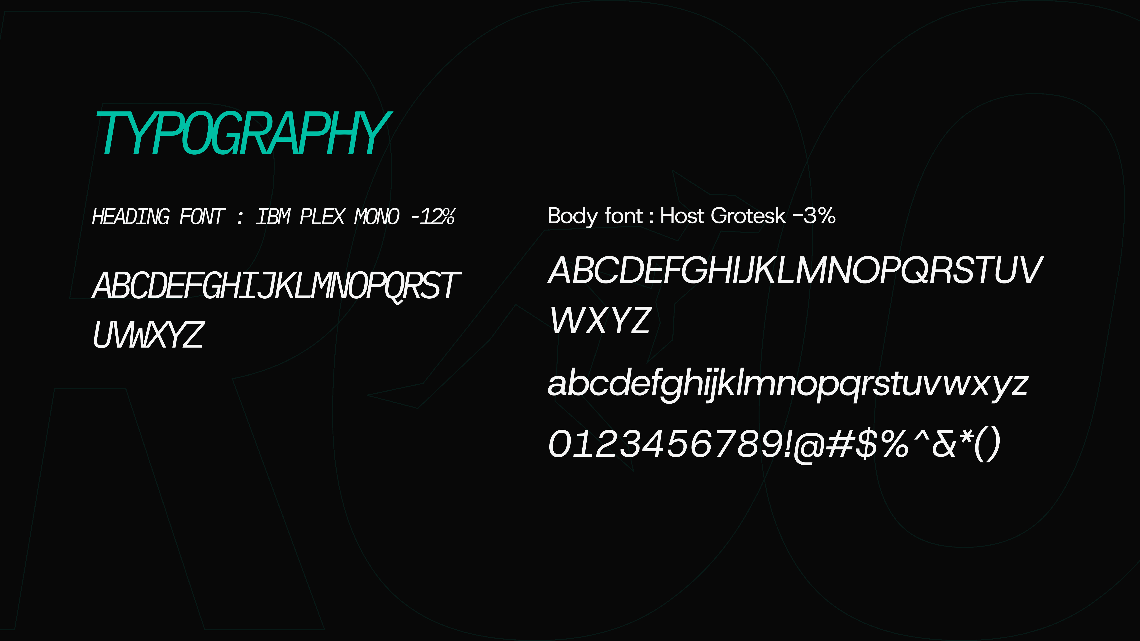 Typography for Hackaroo