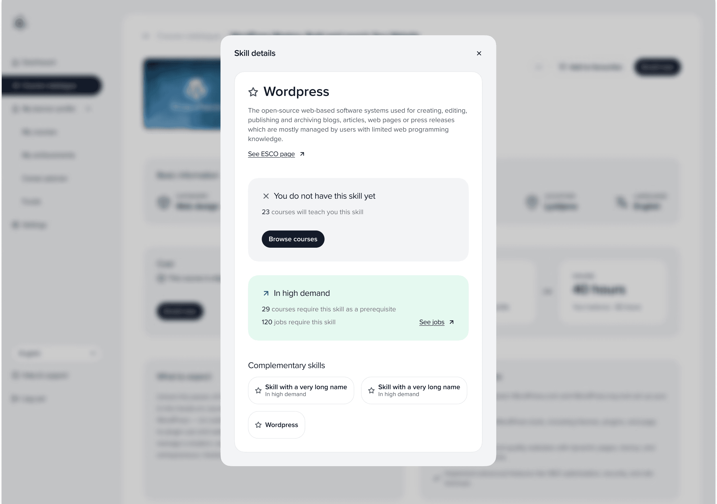 RALExILA skill overview