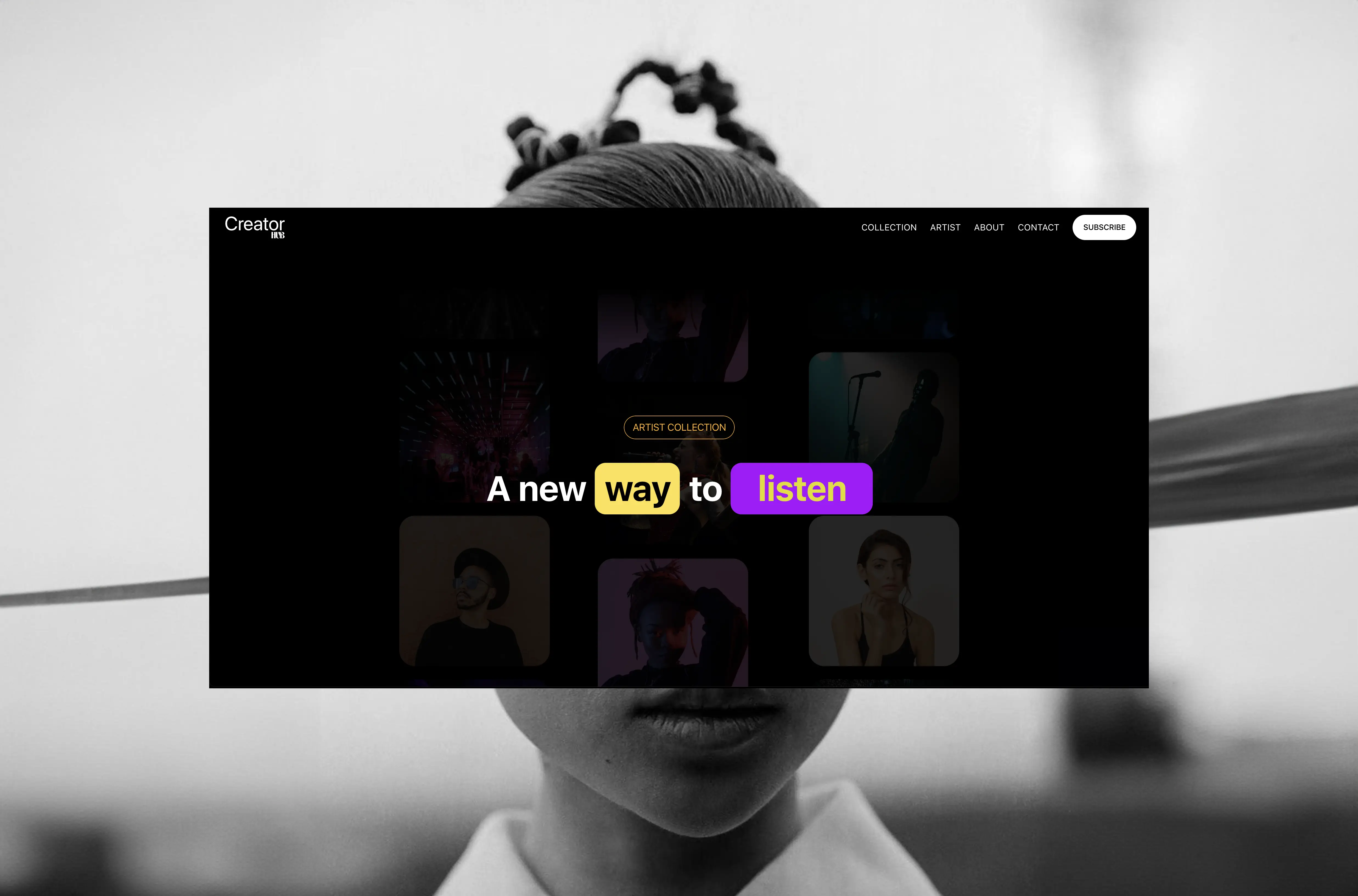 Entertainment category framer template