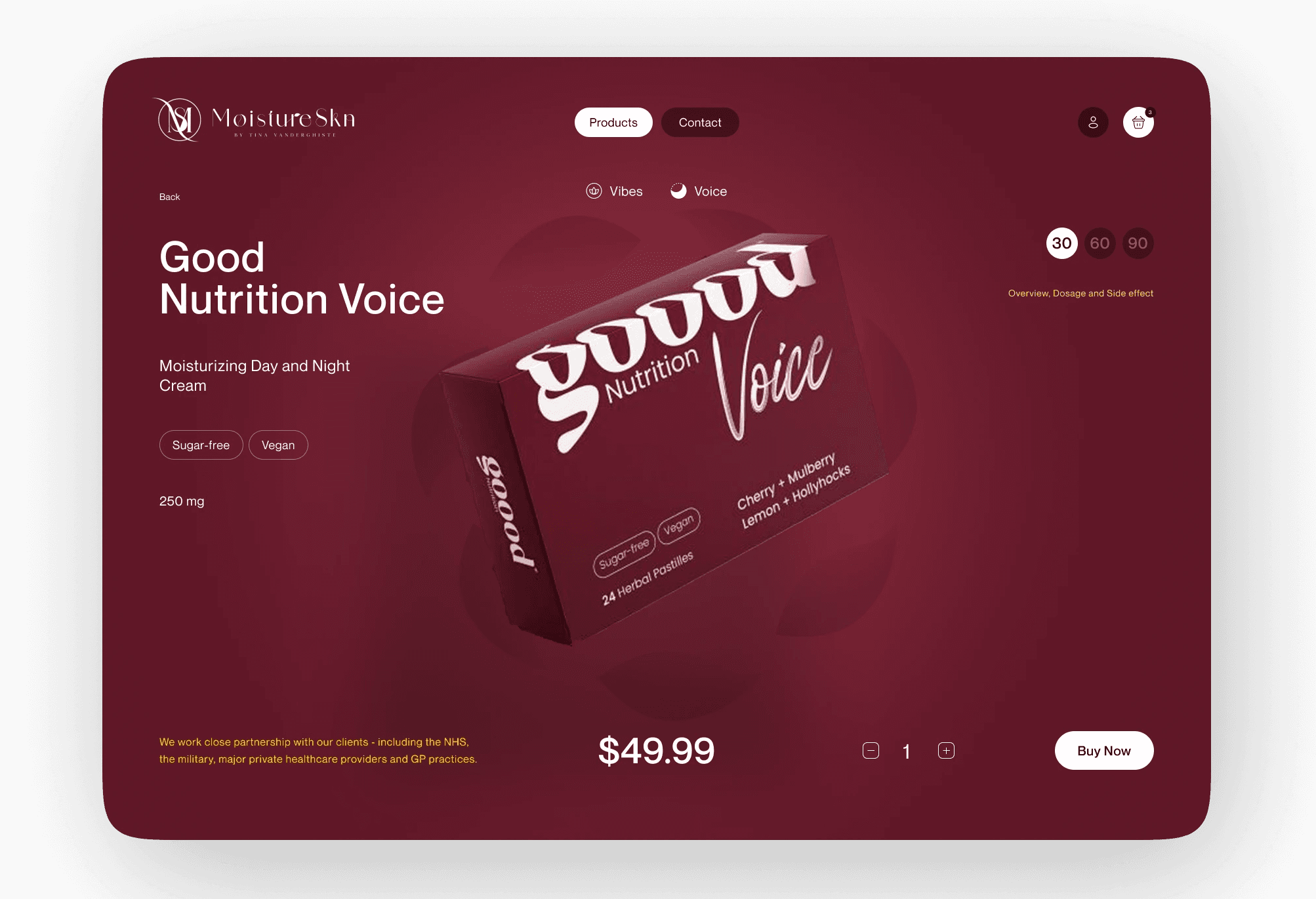Nutrition UI/UX