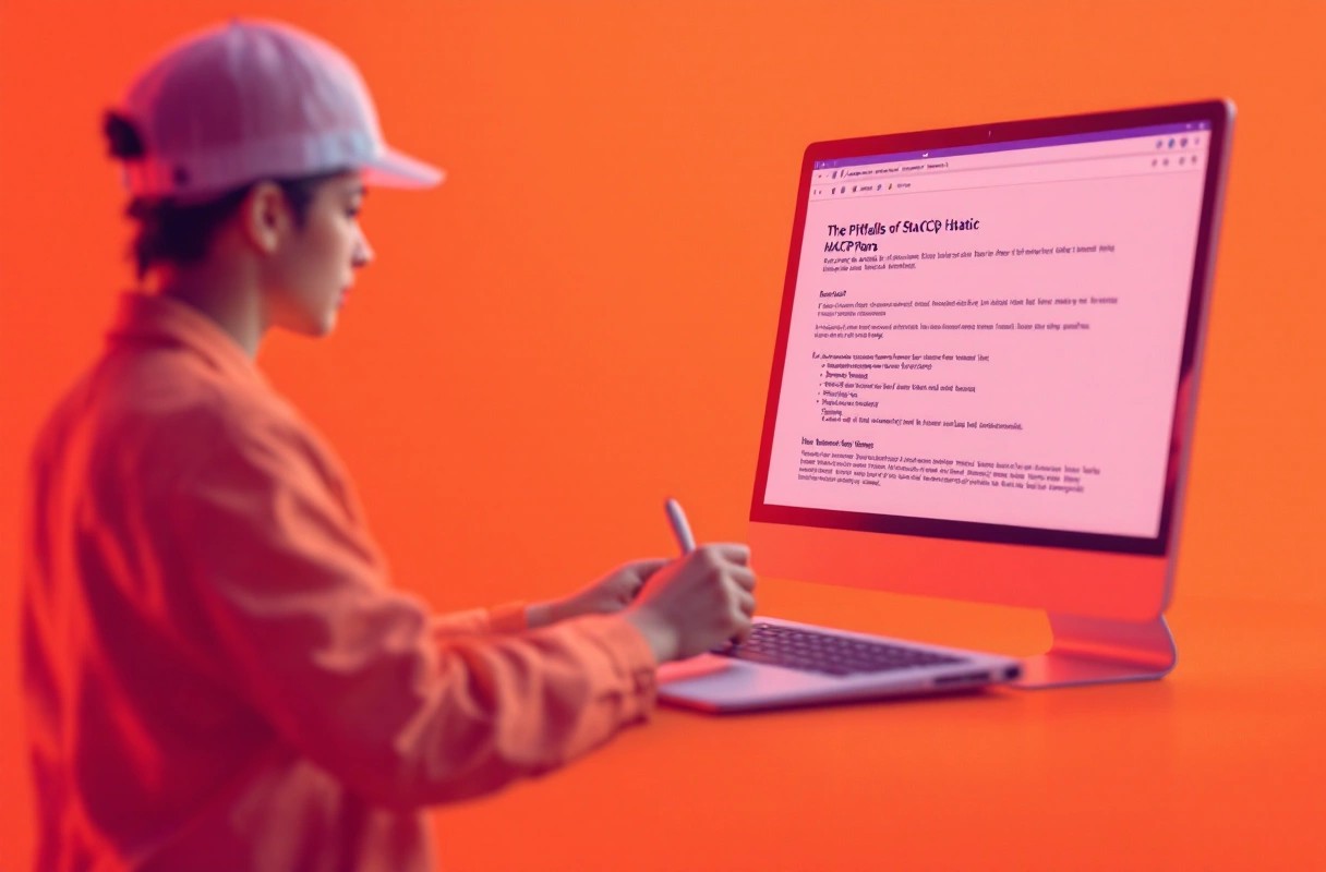 Professional image illustrating The Pitfalls of Static HACCP Plans