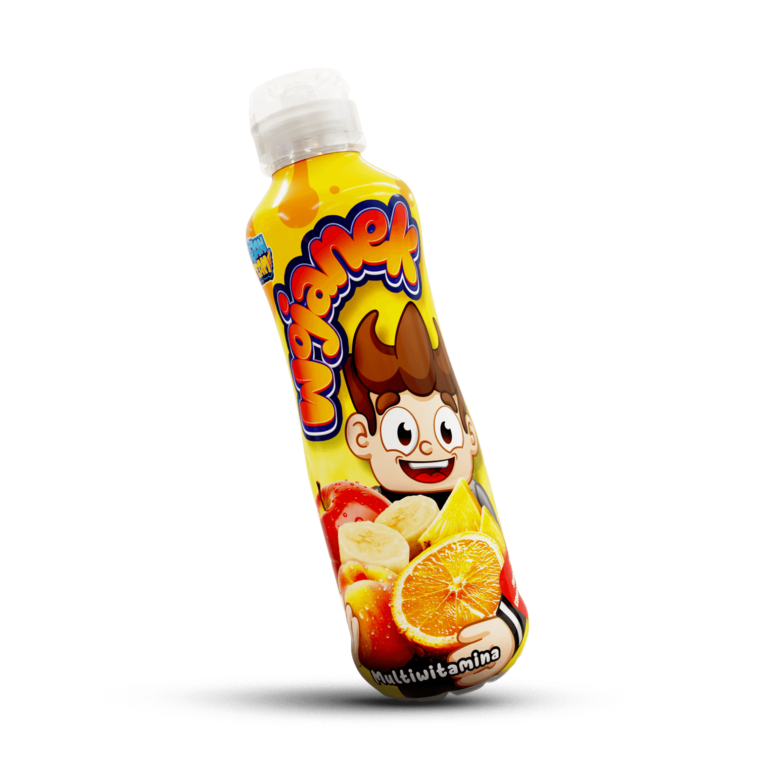 Wojanek – napój owocowy brzoskwinia i pomarańcza w butelce